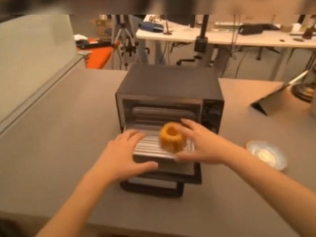 End of the measured both-hand clip