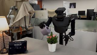 Original purple watering can in the Flower task, from Figure 8